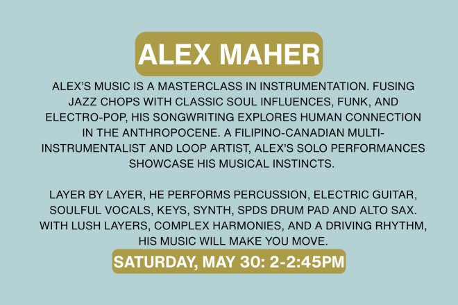 2026 DO MUSIC AT THE CUBE- ARTIST PROFILE WRITEUPS_Alex Maher